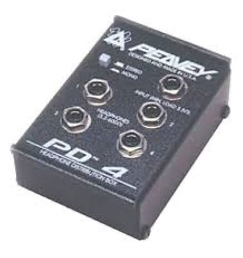 peavey headphone distribution box|SPECIFICATIONS PD 4 Headphone Distribution System.